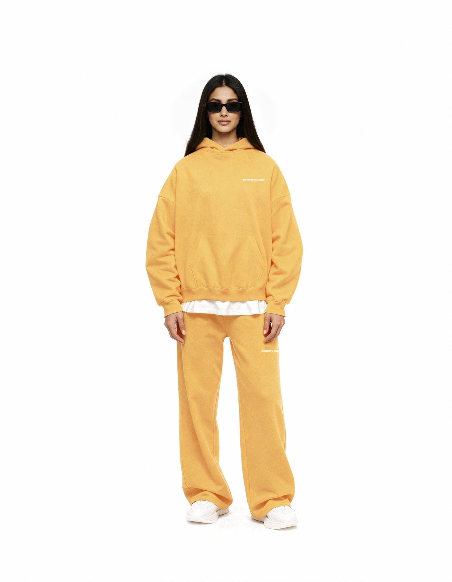 YELLOW RELAXED STRAIGHT SWEATPANTS - Drip by Rage