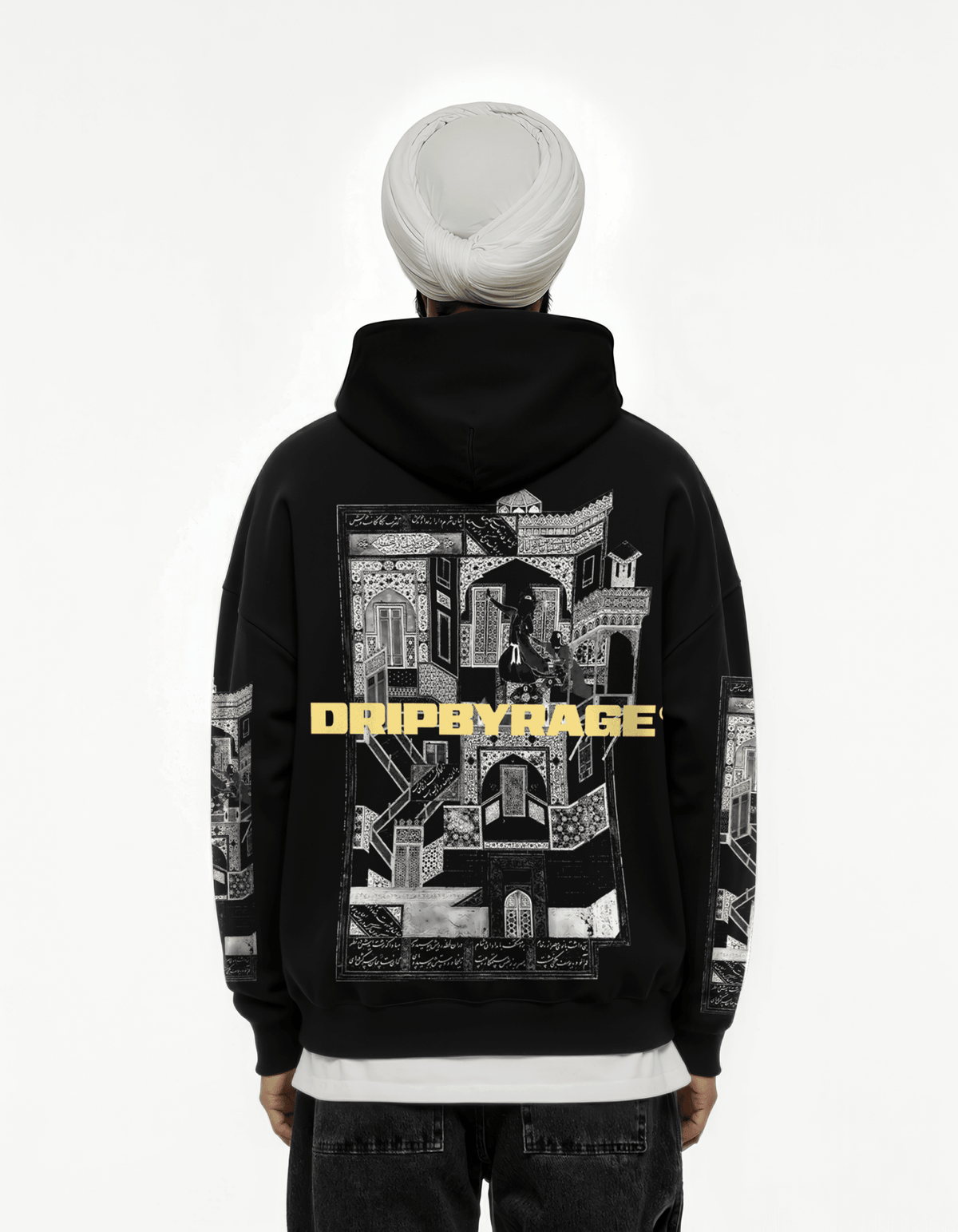 YUSUF ZULAIKHA SUN FADED BOXY HOODIE - Drip by Rage