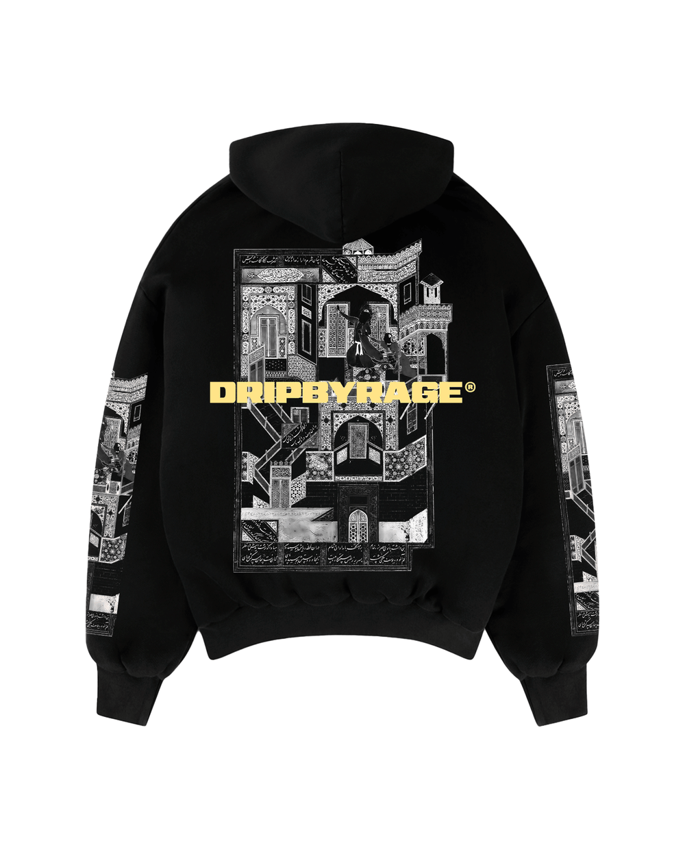 YUSUF ZULAIKHA SUN FADED BOXY HOODIE - Drip by Rage