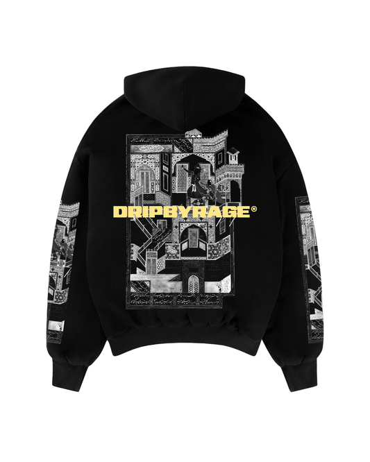 YUSUF ZULAIKHA SUN FADED BOXY HOODIE - Drip by Rage