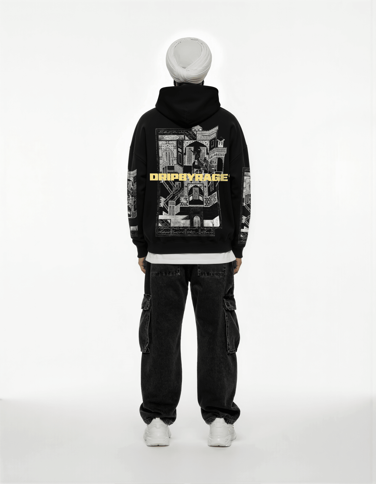 YUSUF ZULAIKHA SUN FADED BOXY HOODIE - Drip by Rage